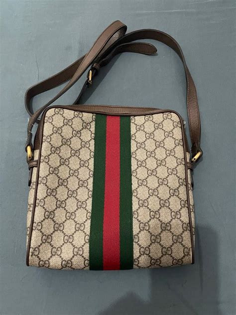 gucci sling bag monogram|Gucci sling bag for sale.